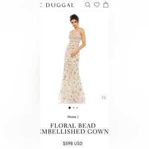 Macduggal dress